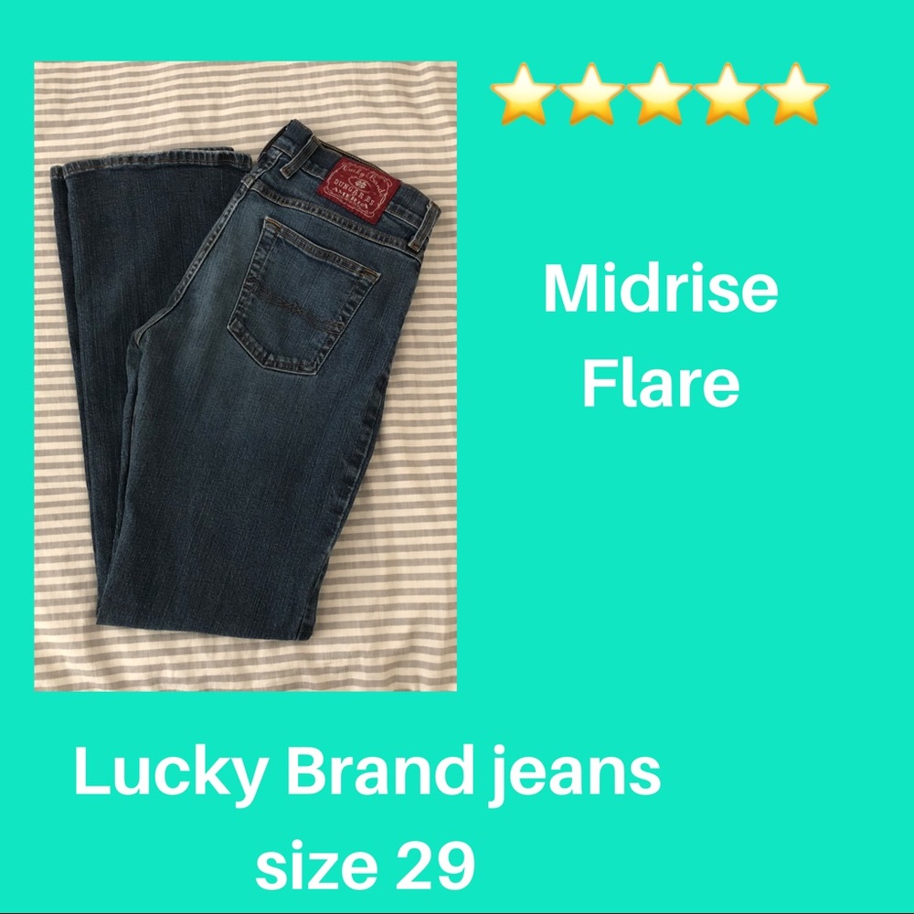 🍀 🔥 sale! Lucky Brand Jeans midrise flare